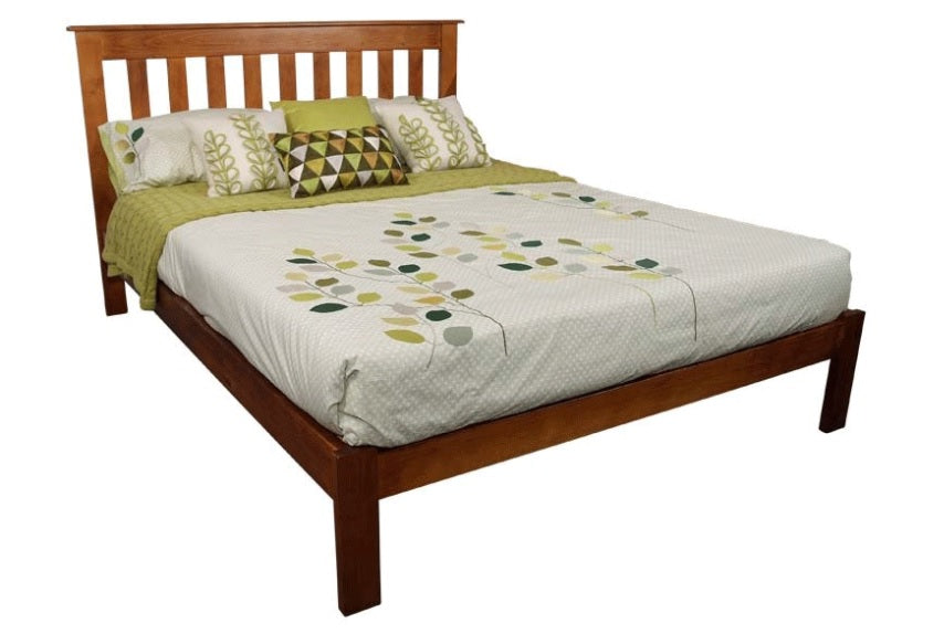 QUEEN CRONULLA (CRQBB) BED WITH DOONA FOOT - BALTIC(#215) , WALNUT(#219) OR GREY WASH(#501)