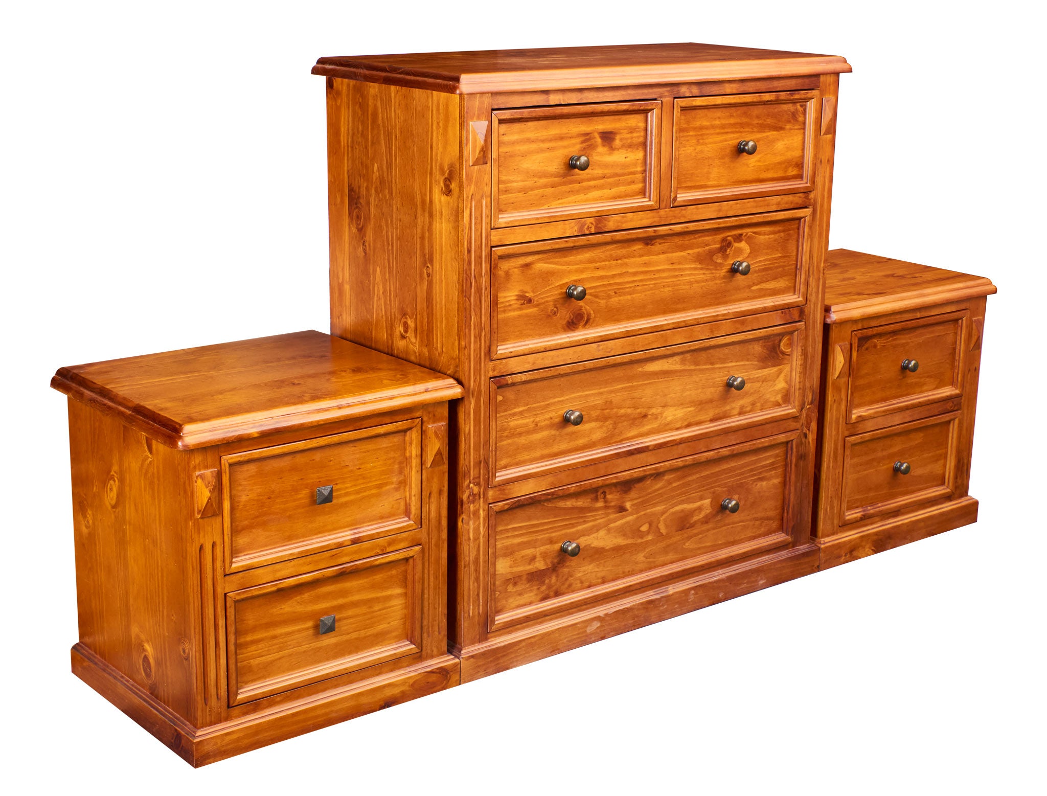 LEGIONS 3 PIECE CHEST SET (5+2+2) - NUTMEG