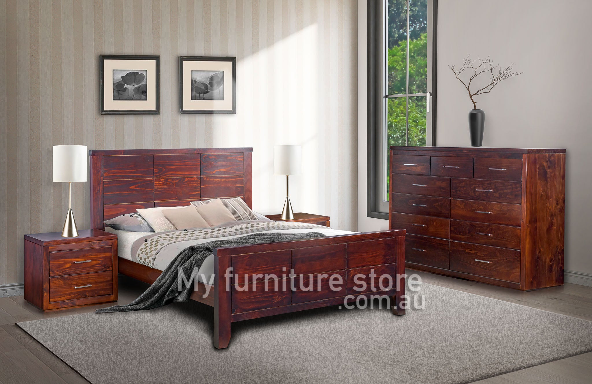 NARRABEEN (AUSSIE MADE) 11 DRAWER TOP SPLIT TALLBOY (NTR60511) - ASSORTED COLOURS