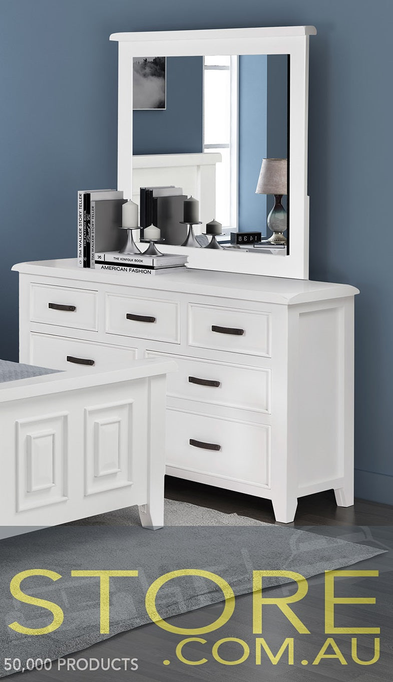 SYDNEYSIDE KING 6 PIECE (THE LOT) BEDROOM SUITE - ASSORTED PAINTED COLOURS