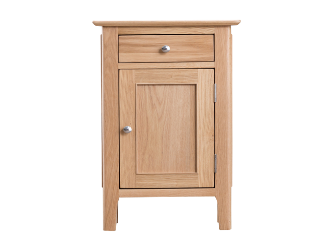 ROBINHOOD  (NT-SCUP)  CUPBOARD WITH 1 DOOR & 1 DRAWER-750(H) X 450(W) - OAK