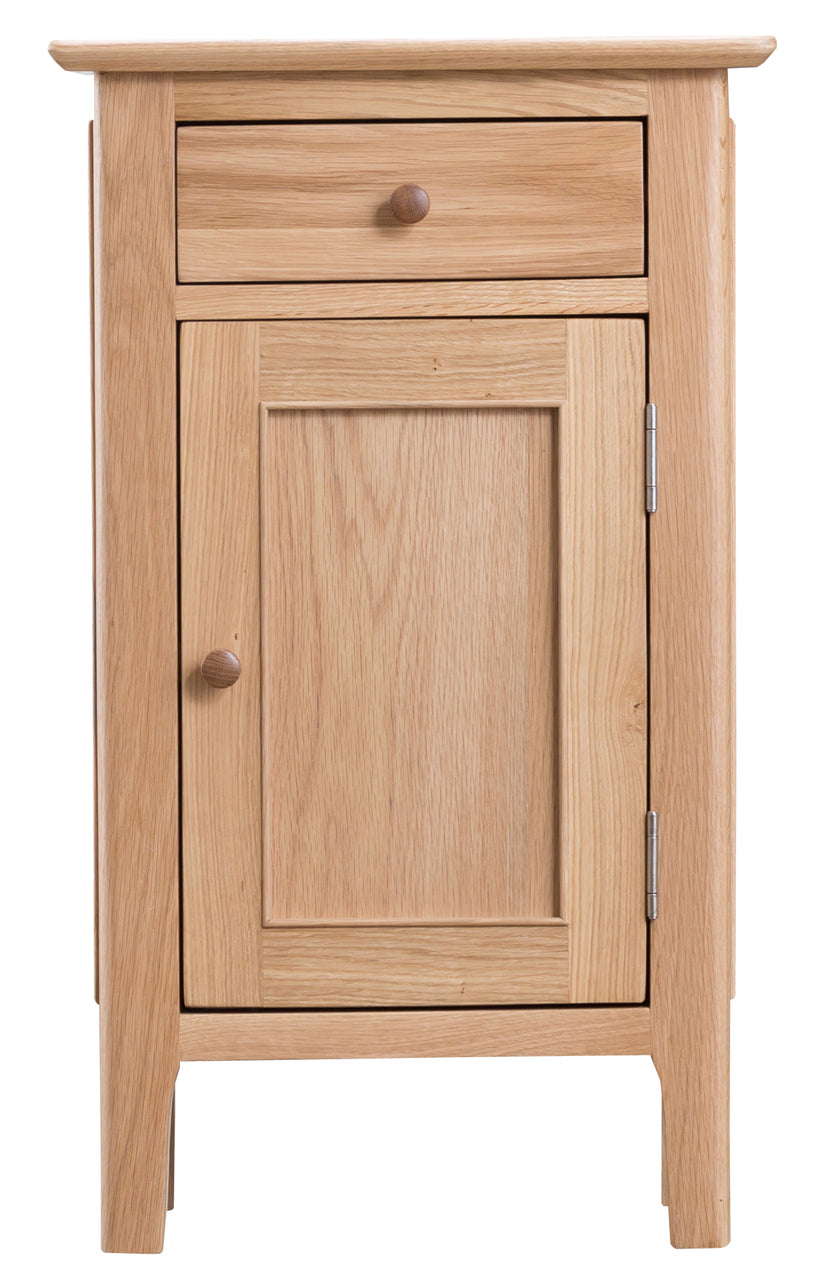 ROBINHOOD  (NT-SCUP)  CUPBOARD WITH 1 DOOR & 1 DRAWER-750(H) X 450(W) - OAK
