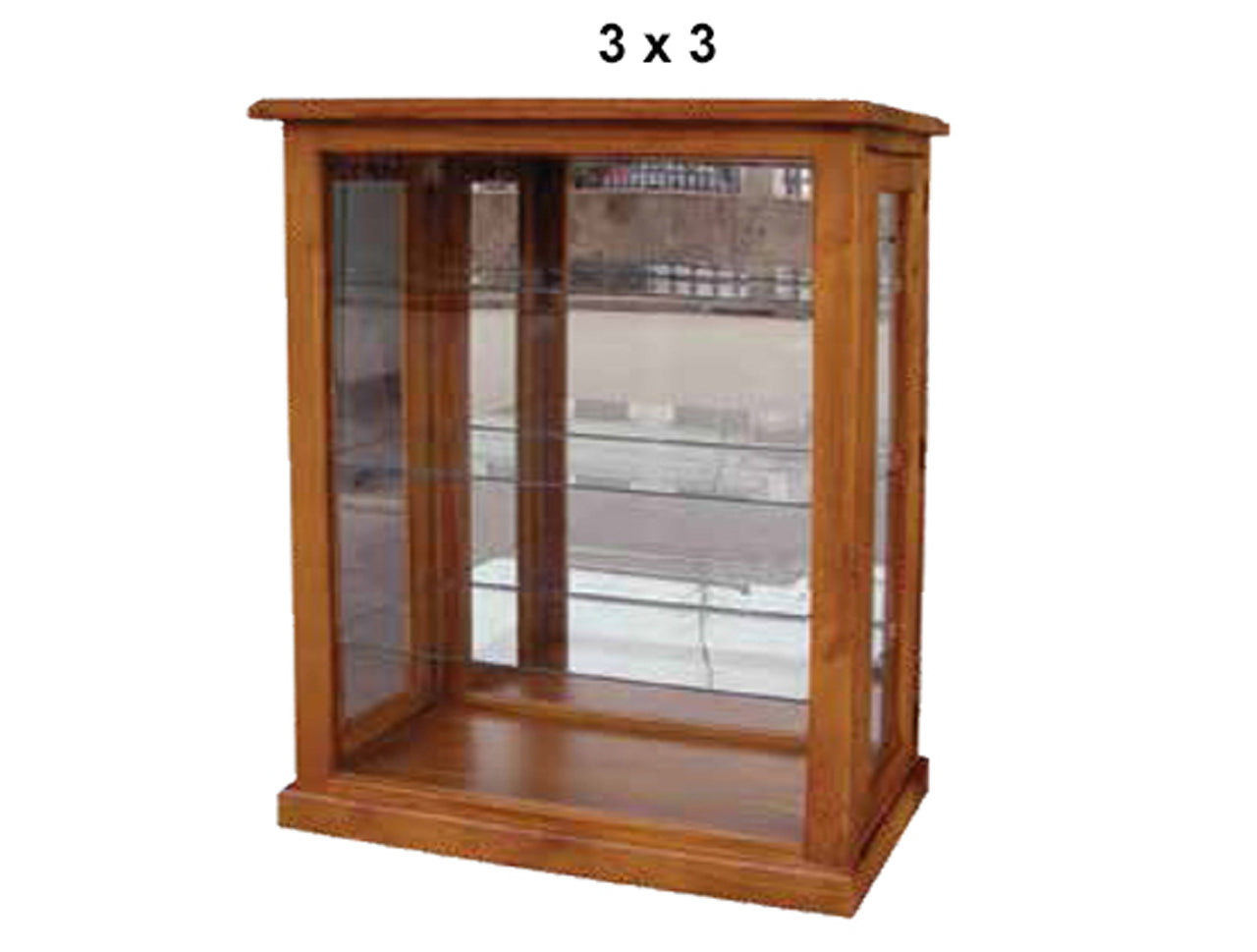 NACHT (AUSSIE MADE) SOLID TIMBER DISPLAY CABINET WITH DOOR (LHS OR RHS FACING) COLLECTION - ASSORTED STAINED COLOURS - STARTING FROM $899