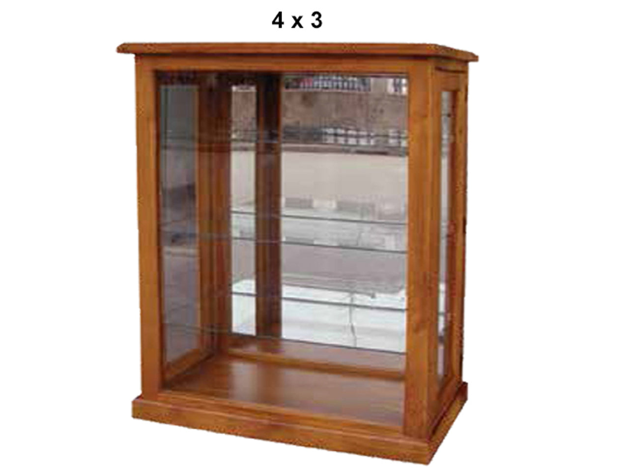 NACHT (AUSSIE MADE) SOLID TIMBER DISPLAY CABINET WITH DOOR (LHS OR RHS FACING) COLLECTION - ASSORTED STAINED COLOURS - STARTING FROM $899