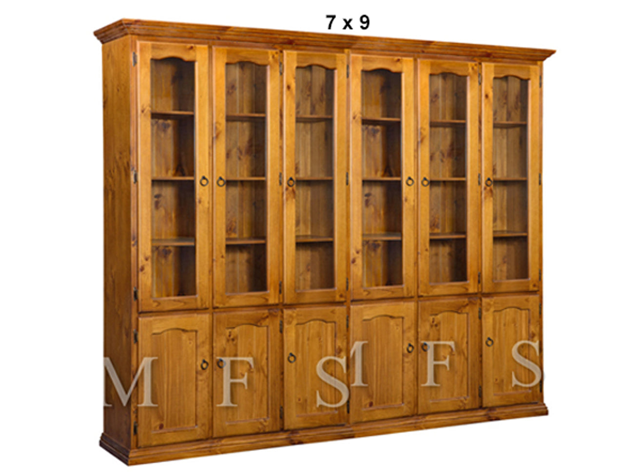 NOOSA (AUSSIE MADE) LIBRARY 12 DOOR PIGEON PAIRED COLLECTION  - ASSORTED STAINED COLOURS - STARTING FROM $2399