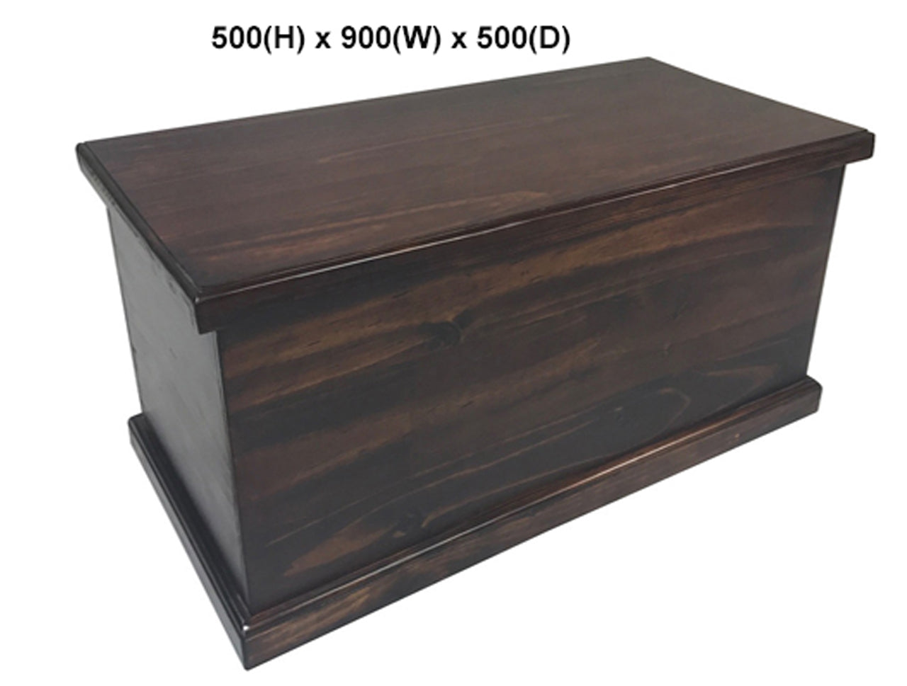 NOOSA (AUSSIE MADE) STORAGE BOX ALL SMOOTH COLLECTION - ASSORTED STAINED COLOURS - STARTING FROM $449