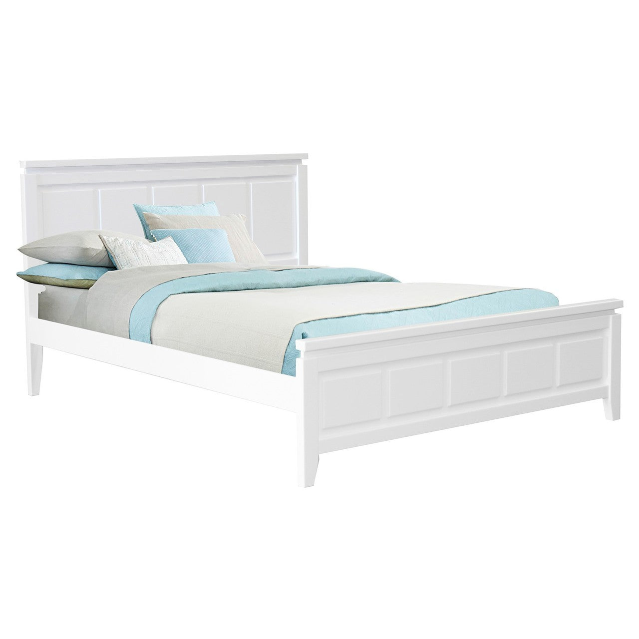 NOVENA SINGLE OR KING SINGLE  3  PIECE  BEDROOM SUITE  - WHITE