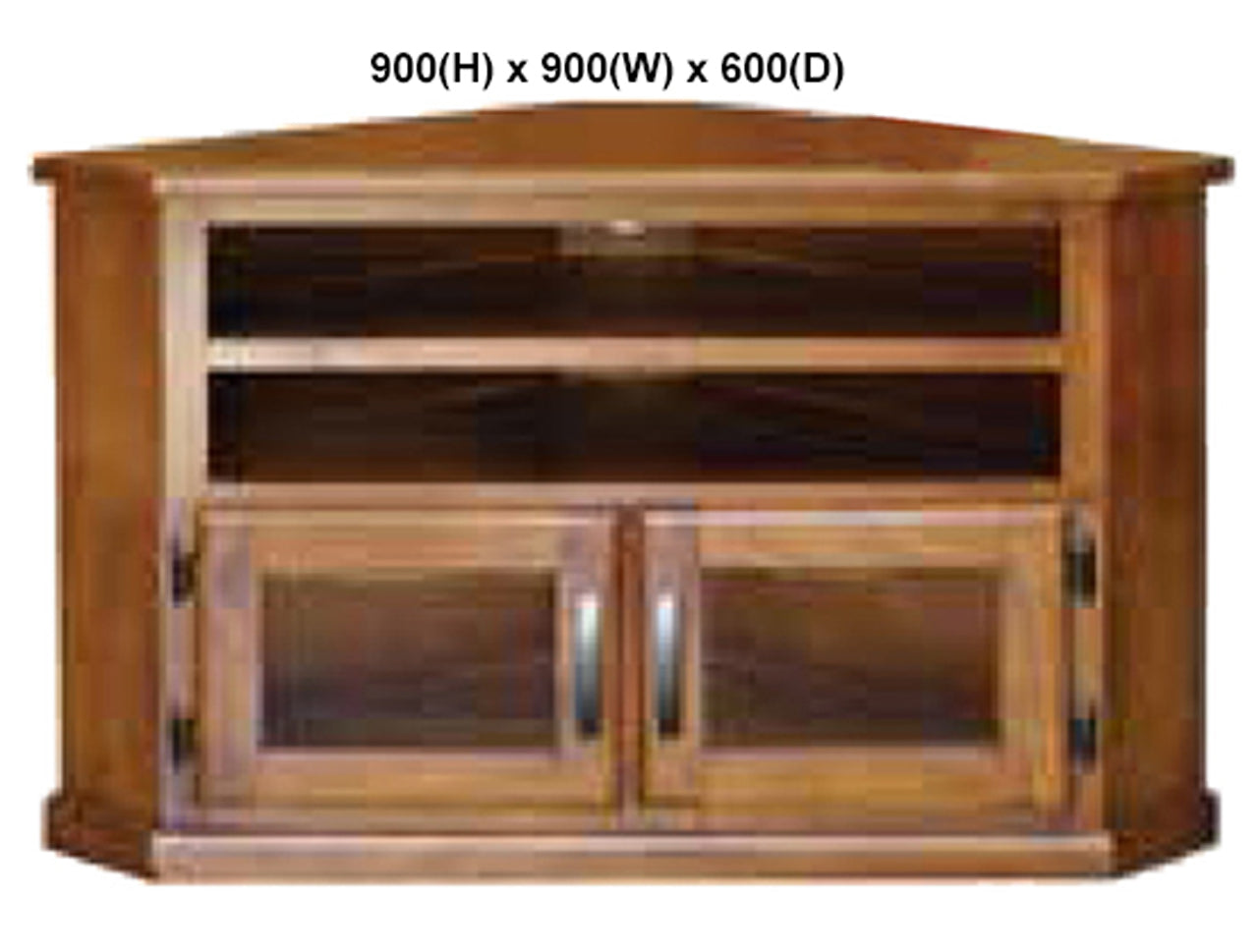 OHIO (AUSSIE MADE) 2 SLOT CORNER TV UNIT COLLECTION - ASSORTED STAINED COLOURS - STARTING FROM $699