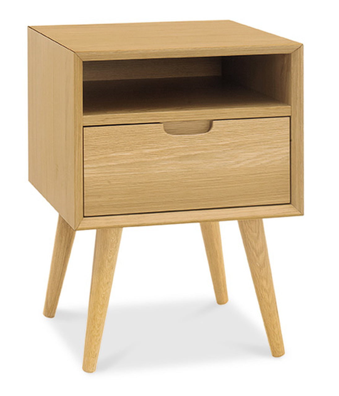 EXCLUSIVE COLLECTION: KING ORBIT WITH SLATTED BEDHEAD 6 PIECE (THE LOT) BEDROOM SUITE + STOOL - OAK - FREE SHIPPING