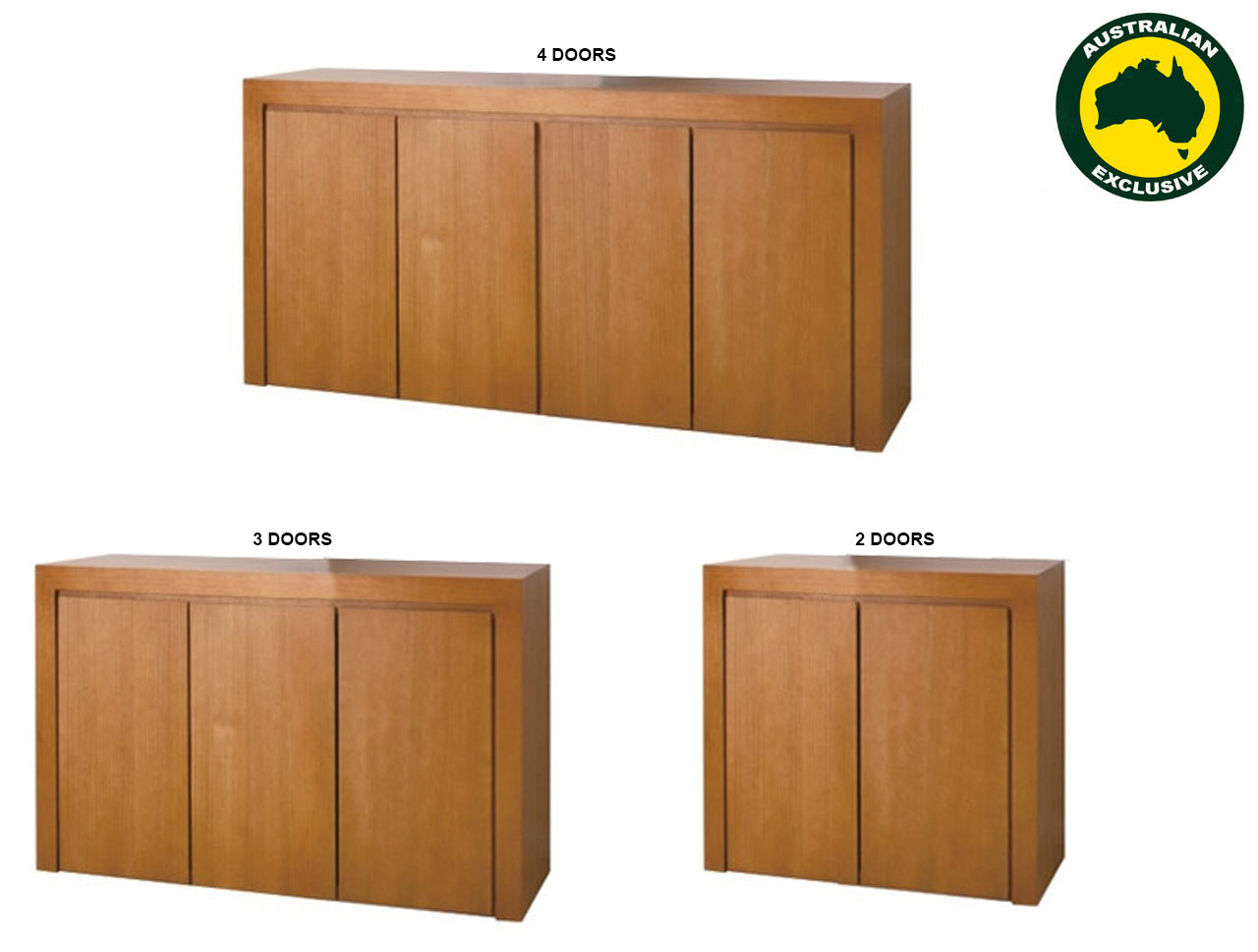 OWEN (AUSSIE MADE) BUFFET COLLECTION - TASSIE OAK COMBINATION - ASSORTED STAINED COLOURS - STARTING FROM $2499