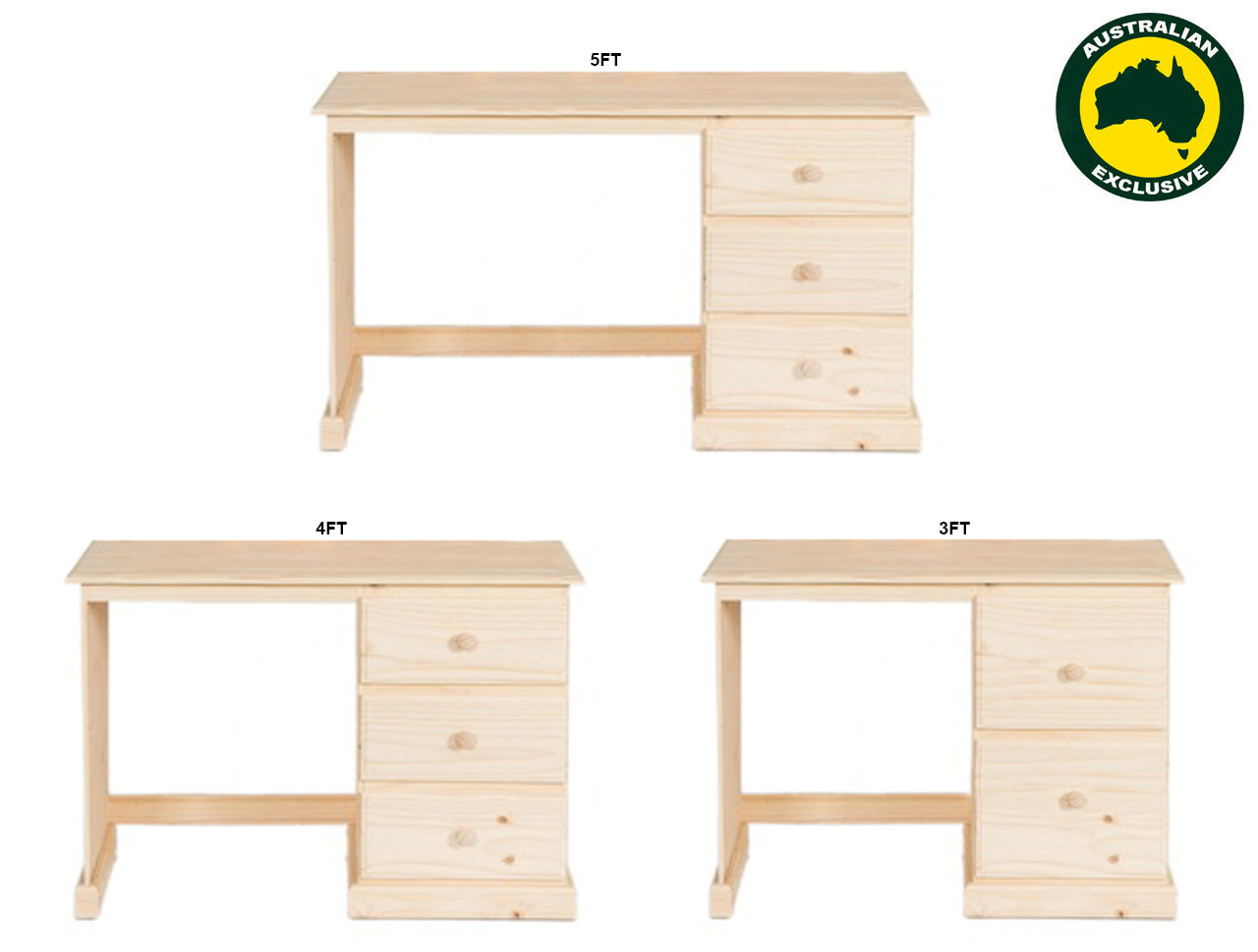 OXFORD (AUSSIE MADE) DESK COLLECTION - RAW - STARTING FROM $449
