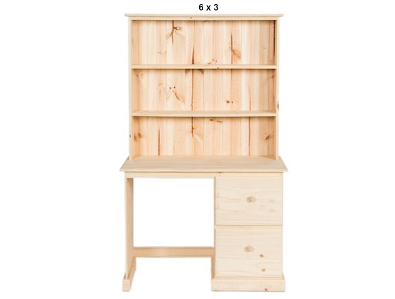 OXFORD (AUSSIE MADE) DESK WITH HUTCH COLLECTION - RAW - STARTING FROM $699