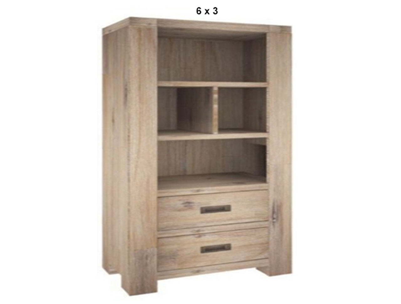 OYSTER BAY (AUSSIE MADE) BOOKSHELF WITH 2 DRAWERS COLLECTION - ASSORTED STAINED COLOURS - STARTING FROM $1199