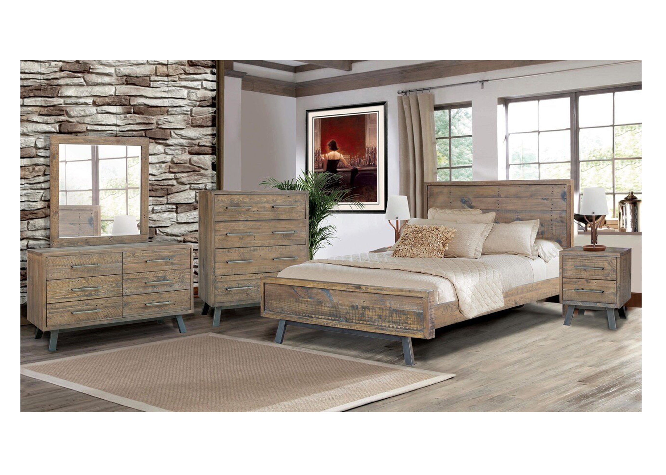  PATERSON 4 DRAWER TALLBOY CHEST  - HERITAGE WHARF