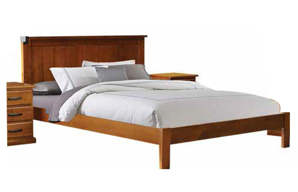KING SINGLE PINEHURST BED FRAME - ANTIQUE OAK