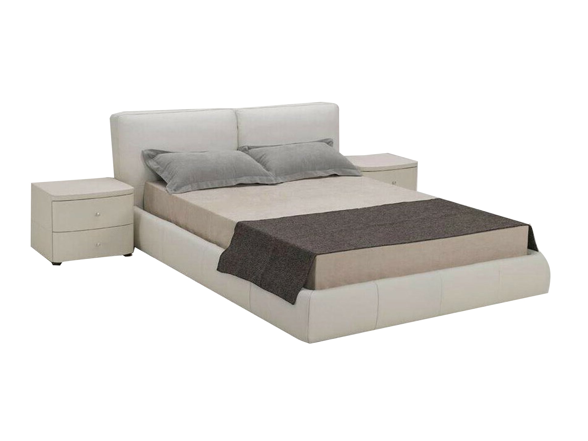 POMERHAE (388) DOUBLE OR QUEEN 3 PIECE BEDSIDE BEDROOM SUITE (WITH NIGHTSTAND #25 BEDSIDES) - ASSORTED COLORS