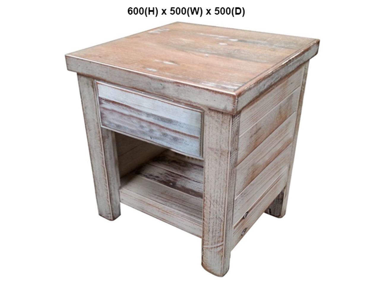 PALING (AUSSIE MADE) LAMP TABLE WITH 1 DRAWER COLLECTION - ASSORTED STAINED COLOURS - STARTING FROM $549