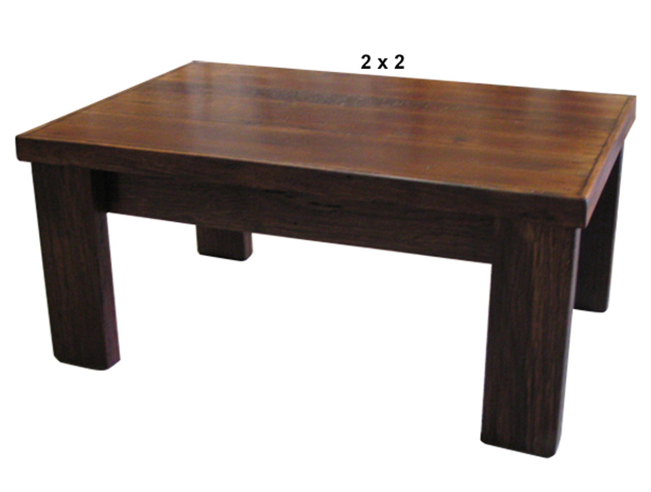 PALING (AUSSIE MADE) COFFEE TABLE WITH LEGS COLLECTION - ASSORTED STAINED COLOURS - STARTING FROM $499