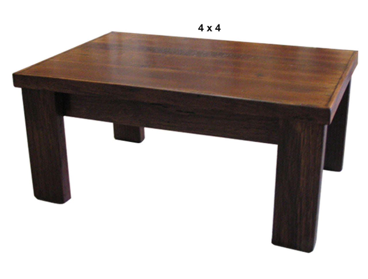 PALING (AUSSIE MADE) COFFEE TABLE WITH LEGS COLLECTION - ASSORTED STAINED COLOURS - STARTING FROM $499