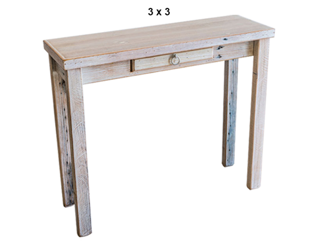 PALING (AUSSIE MADE) CONSOLE / HALL TABLE WITH 1 DRAWER COLLECTION - ASSORTED STAINED COLOURS - STARTING FROM $499