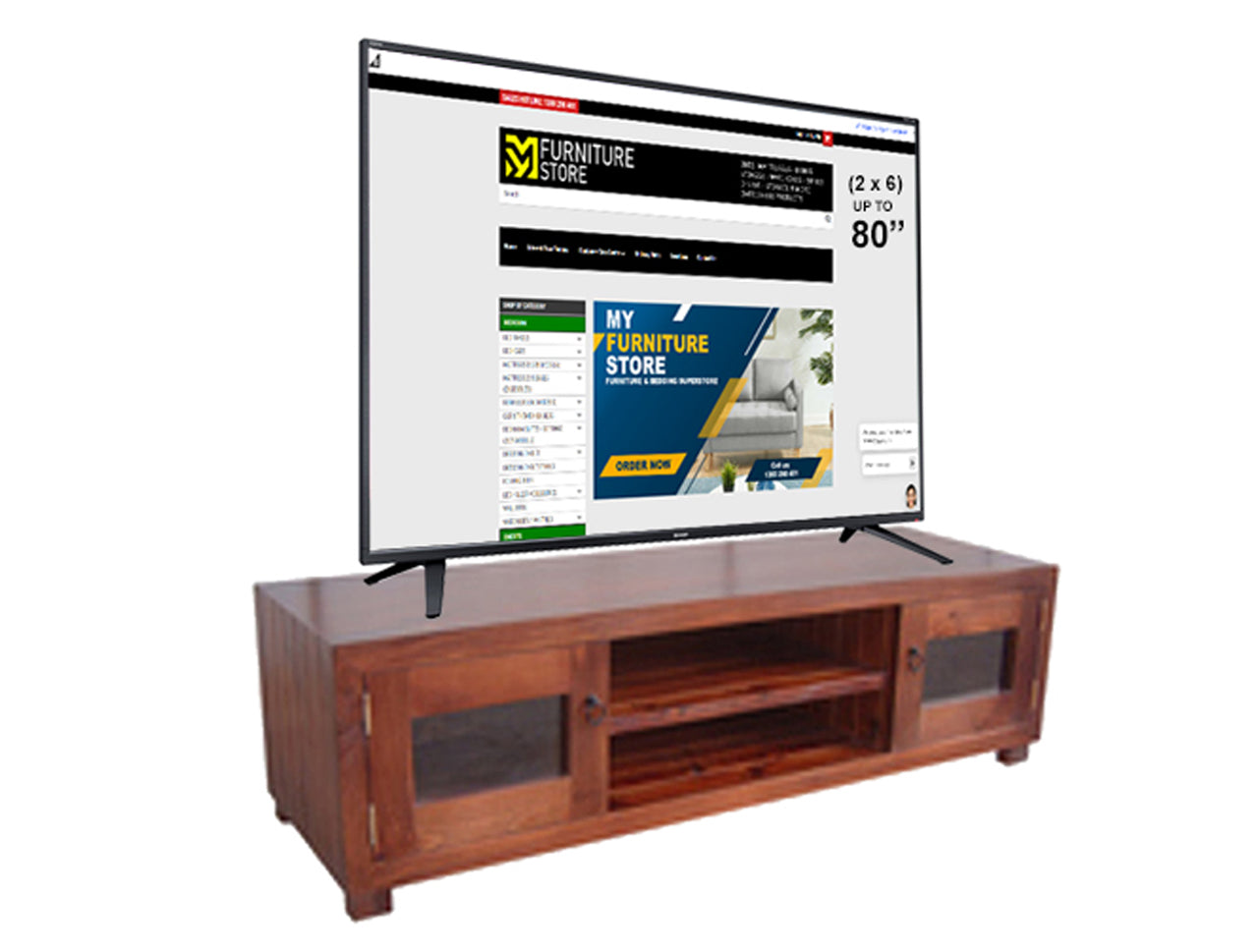 NIKKI (AUSSIE MADE) TIMBER LOWLINE TV UNIT COLLECTION - ASSORTED STAINED COLOURS - STARTING FROM $799
