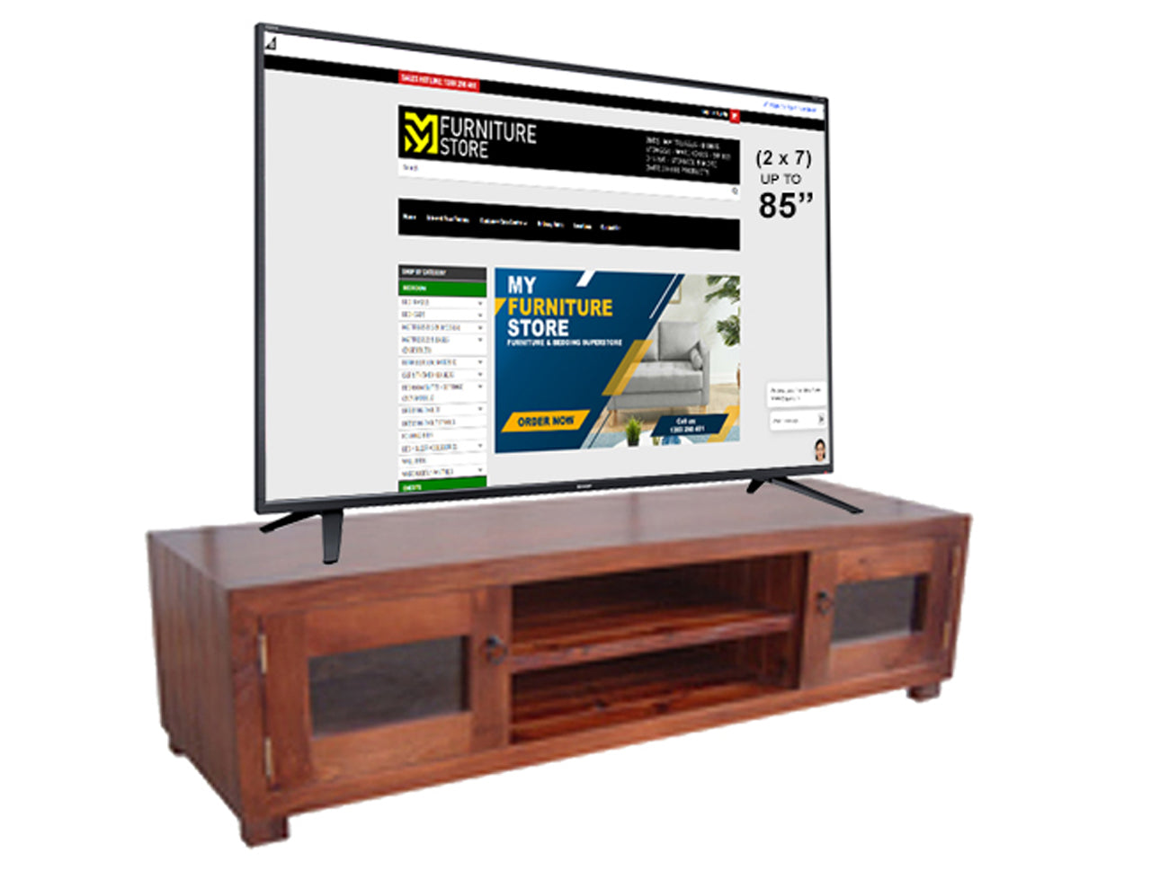 NIKKI (AUSSIE MADE) TIMBER LOWLINE TV UNIT COLLECTION - ASSORTED STAINED COLOURS - STARTING FROM $799