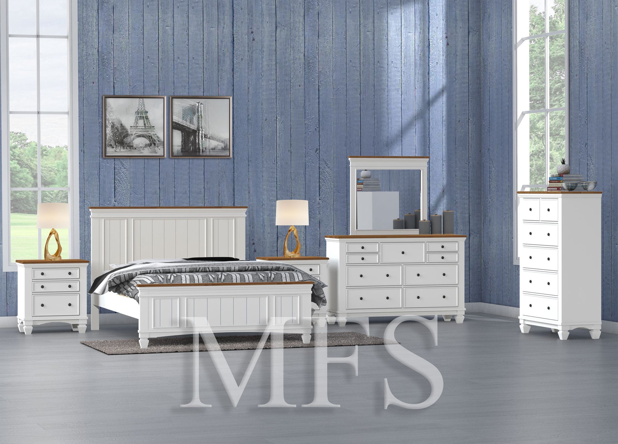 KING SINGLE PLANTATION (CUSTOM MADE) BED - ASSORTED COLOURS