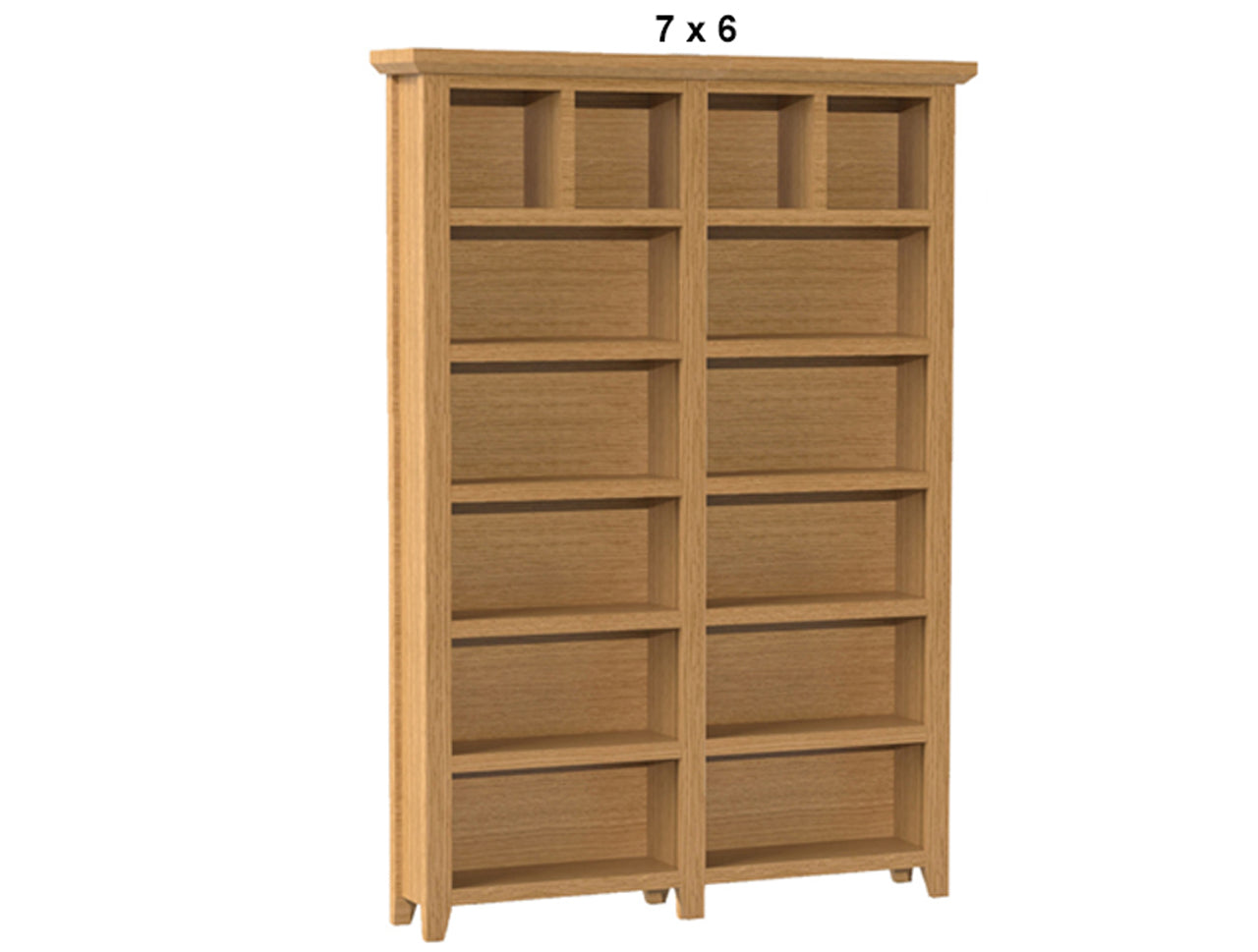 PRINCIPLE (AUSSIE MADE) BOOKCASE PIGEON PAIRED COLLECTION - ASSORTED STAINED COLOURS - STARTING FROM $1199