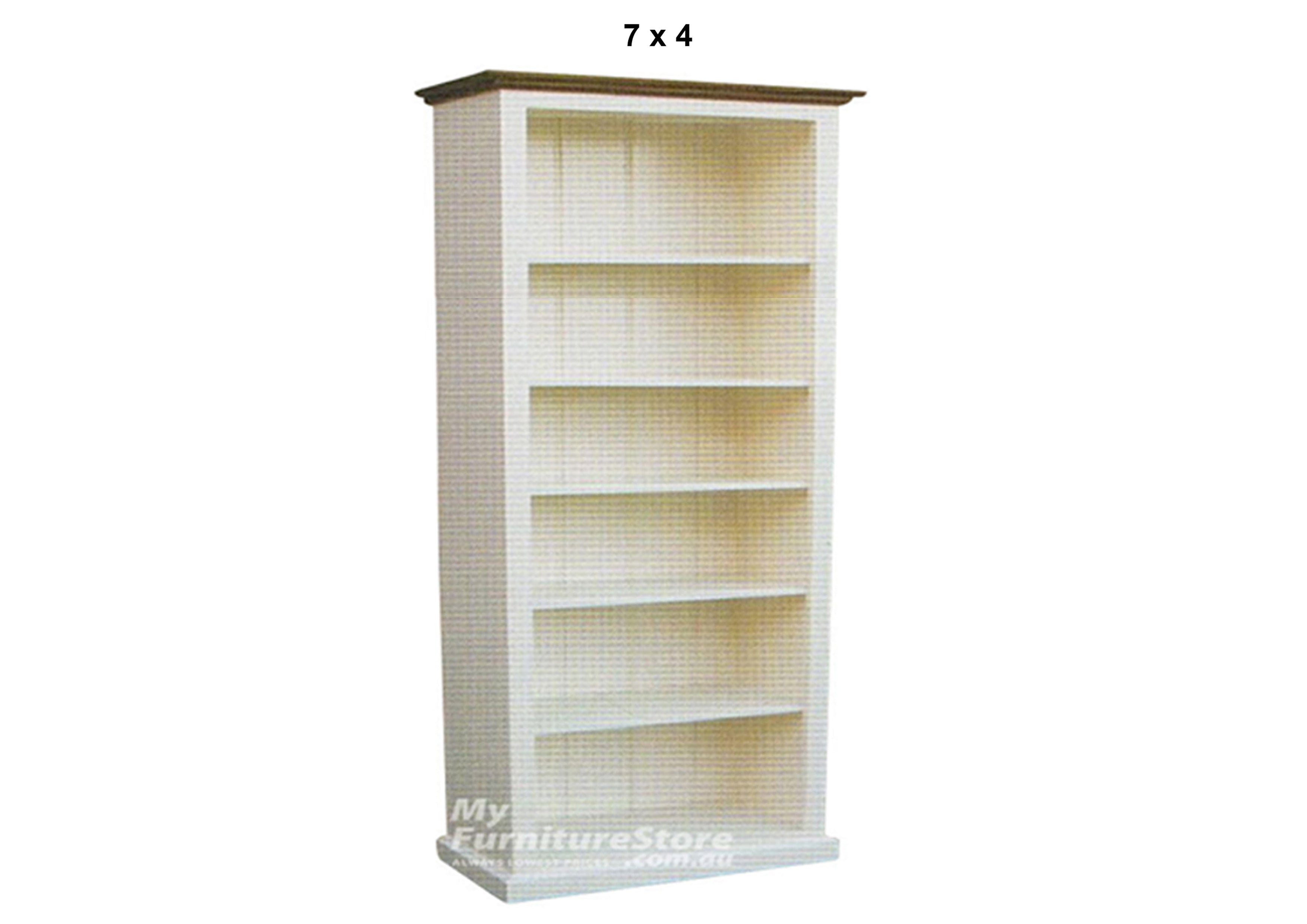COLONIAL (AUSSIE MADE) HIGHLINE BOOKCASE COLLECTION - ASSORTED PAINTED COLOURS - STARTING FROM $799