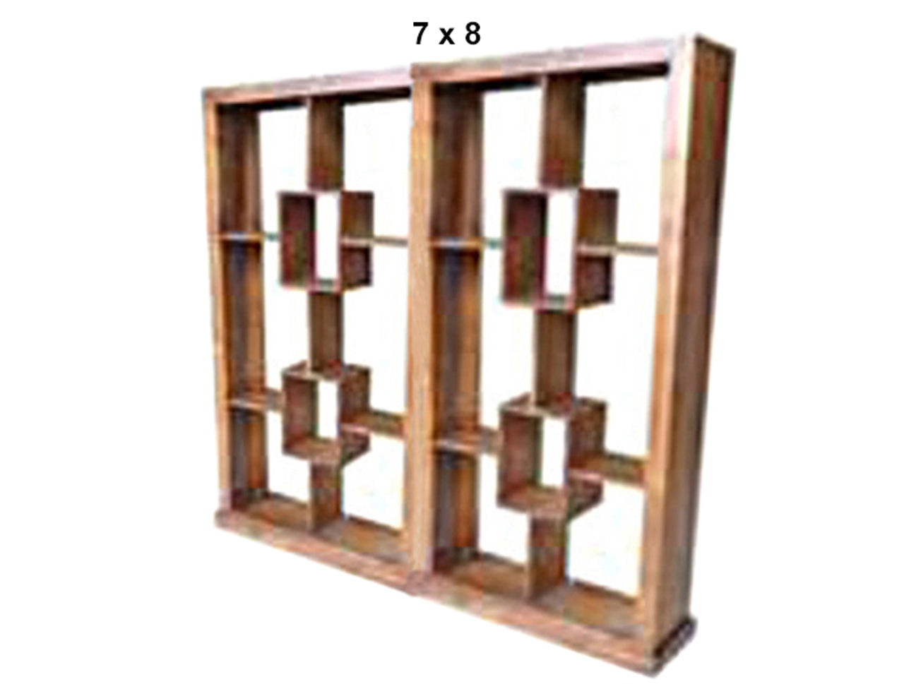 PUNCHO (AUSSIE MADE) ROOM DIVIDER + 4 BOX IN THE MIDDLE 2 SECTION - PIGEON PAIRED COLLECTION  - ASSORTED STAINED COLOURS - STARTING FROM $1399