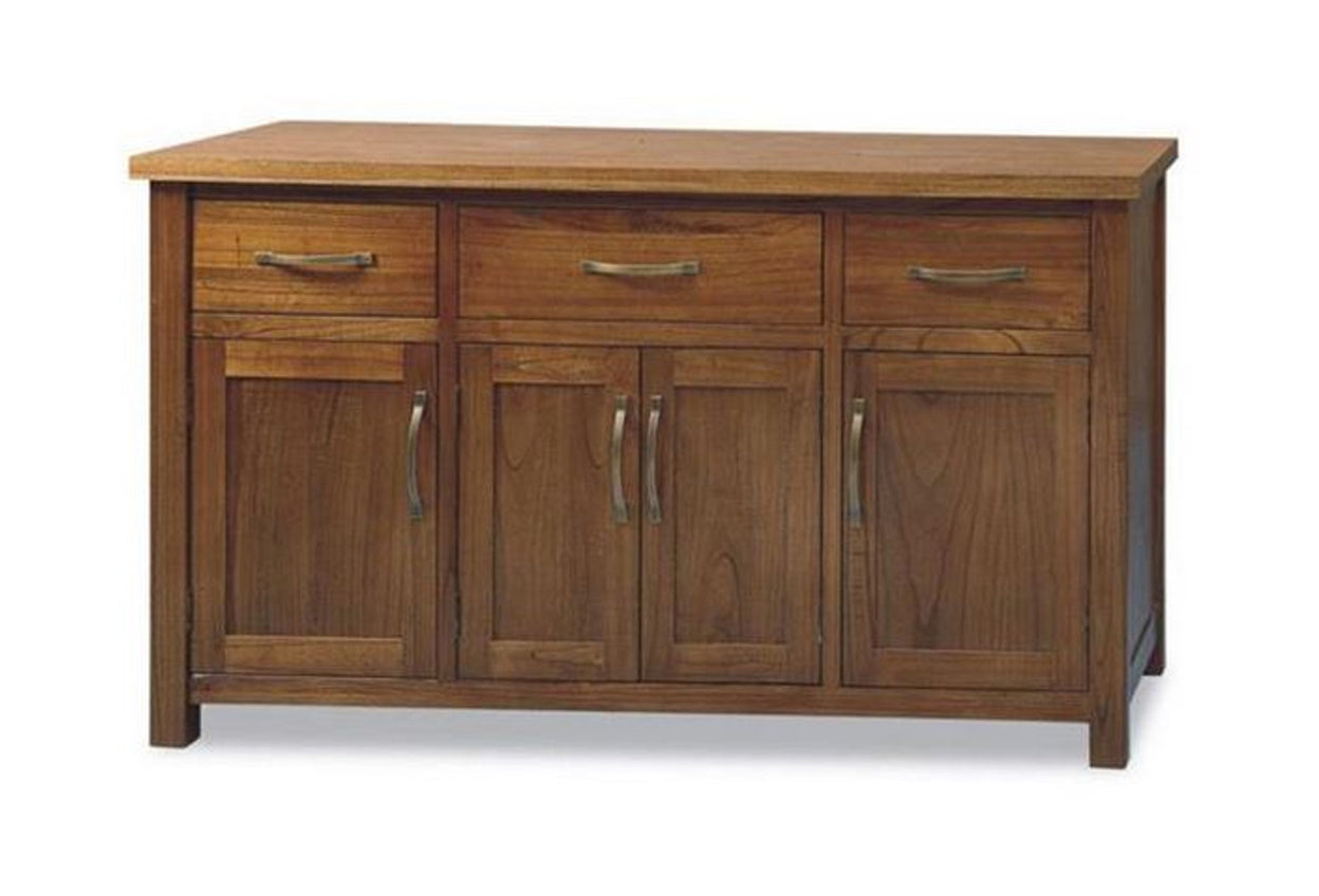 RADIUS  (VTO-012) 4 DOOR BUFFET WITH 3 DRAWERS (MODEL 20-15-19-3-1-14-1) - 885(H) X 1610(W) - NATURAL FINISH