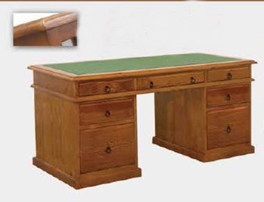 REBECCA - 1650(W) - DESK  -1650(W) X 750(D) -  BLACKWOOD (1057) OR WALNUT (1126)