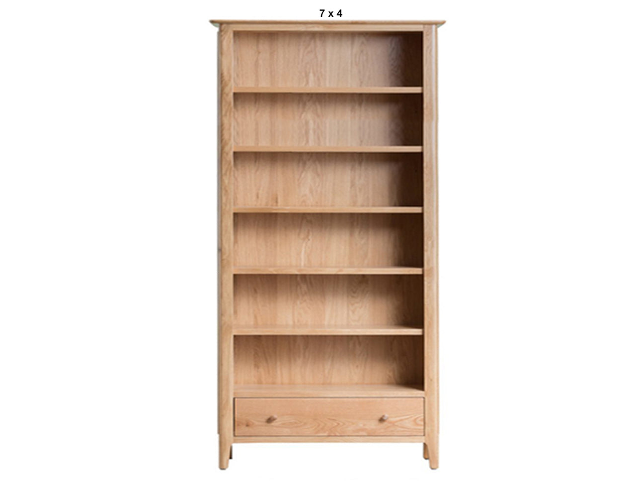 ROBINHOOD (AUSSIE MADE) LARGE BOOKCASE WITH 1 DRAWER COLLECTION - TASSIE OAK COMBINATION - ASSORTED STAINED COLOURS - STARTING FROM $1299
