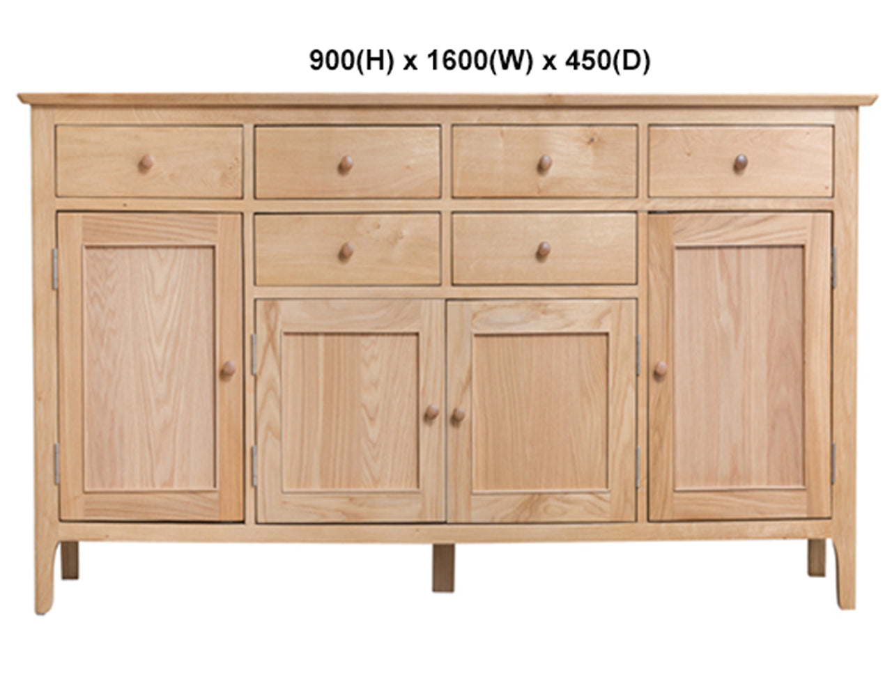 ROBINHOOD (AUSSIE MADE) BUFFET WITH 4 DOORS & 6 DRAWERS COLLECTION - TASSIE OAK COMBINATION - ASSORTED STAINED COLOURS - STARTING FROM $1899