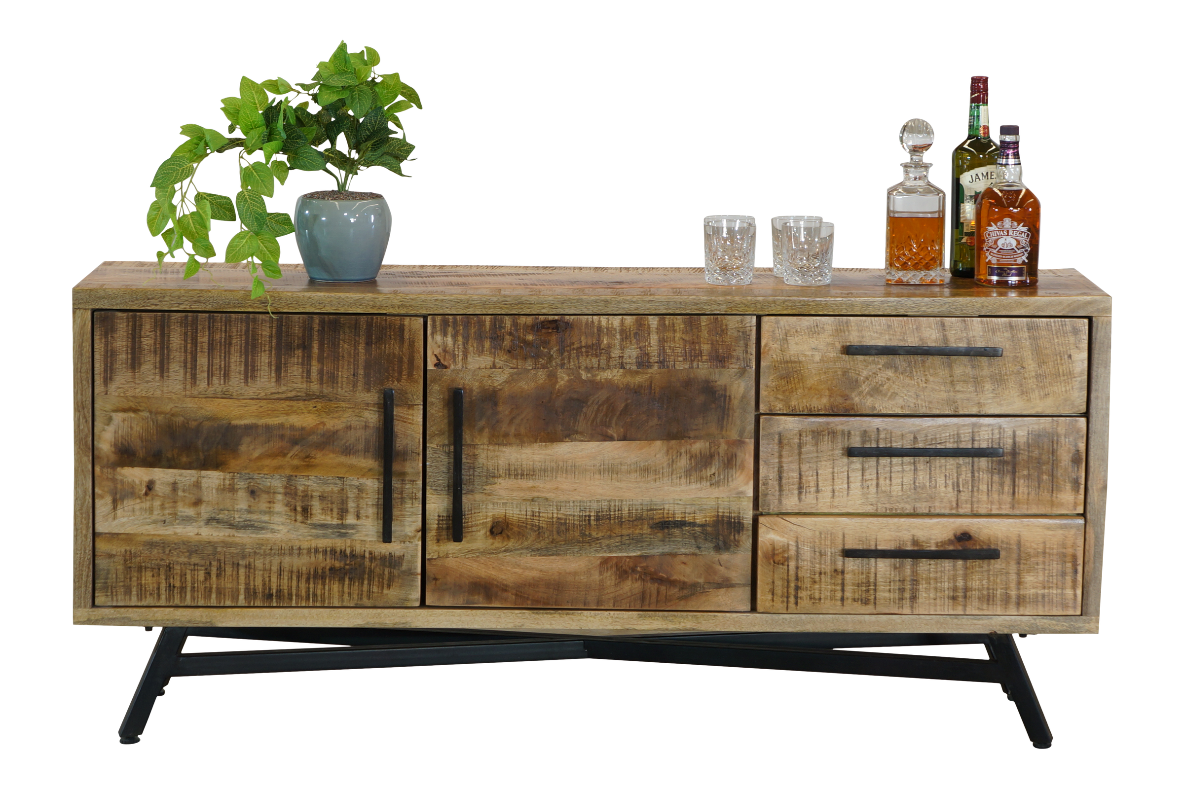 RETRO BUFFET  - 1600(W) X 400(D)- RUSTIC MANGO