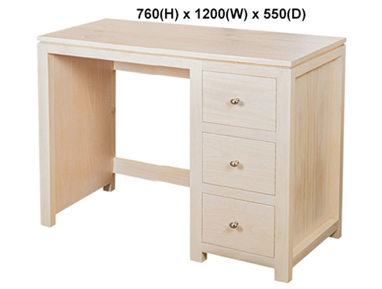 RETRO (AUSSIE MADE) 3 DRAWER DESK COLLECTION - ASSORTED PAINTED COLOURS - STARTING FROM $899