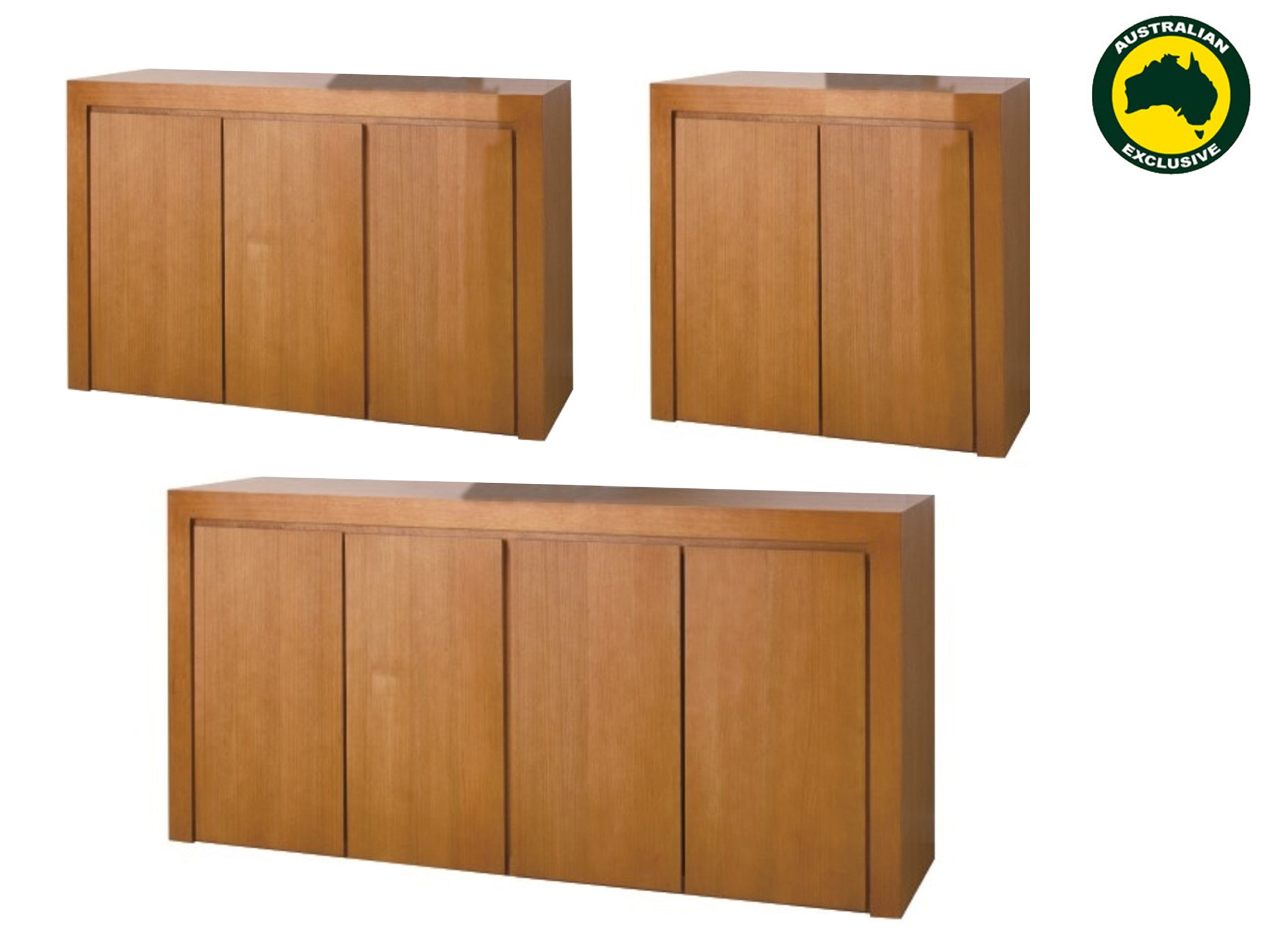 RETRO (AUSSIE MADE) FULL DOOR BUFFET COLLECTION - ASSORTED STAINED COLOURS - STARTING FROM $899