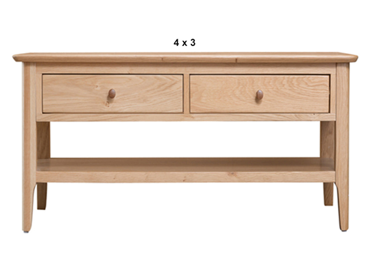 ROBINHOOD (AUSSIE MADE) COFFEE TABLE WITH 2 DRAWERS & MAGAZINE RACK COLLECTION - ASSORTED STAINED COLOURS - TASSIE OAK COMBINATION - STARTING FROM $799