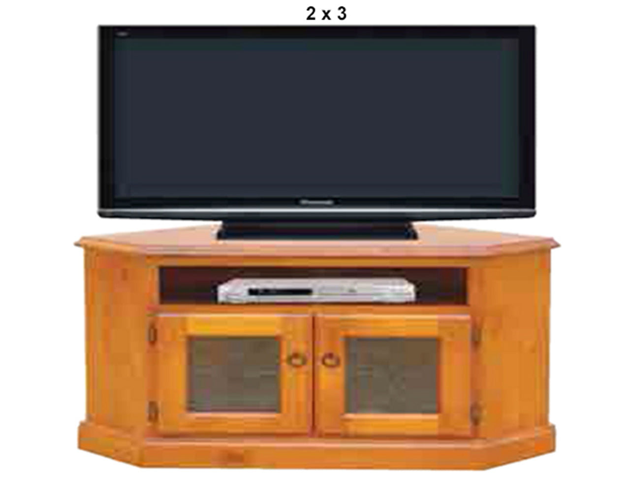 ROMA (AUSSIE MADE) CORNER TV UNIT WITH 1 SLOT / 2 GLASS DOORS COLLECTION - ASSORTED STAINED COLOURS - STARTING FROM $599