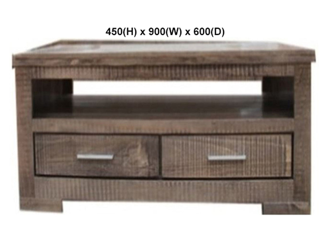 RUSTIC (AUSSIE MADE) 2 DRAWER COFFEE TABLE COLLECTION - ASSORTED STAINED COLOURS - STARTING FROM $599