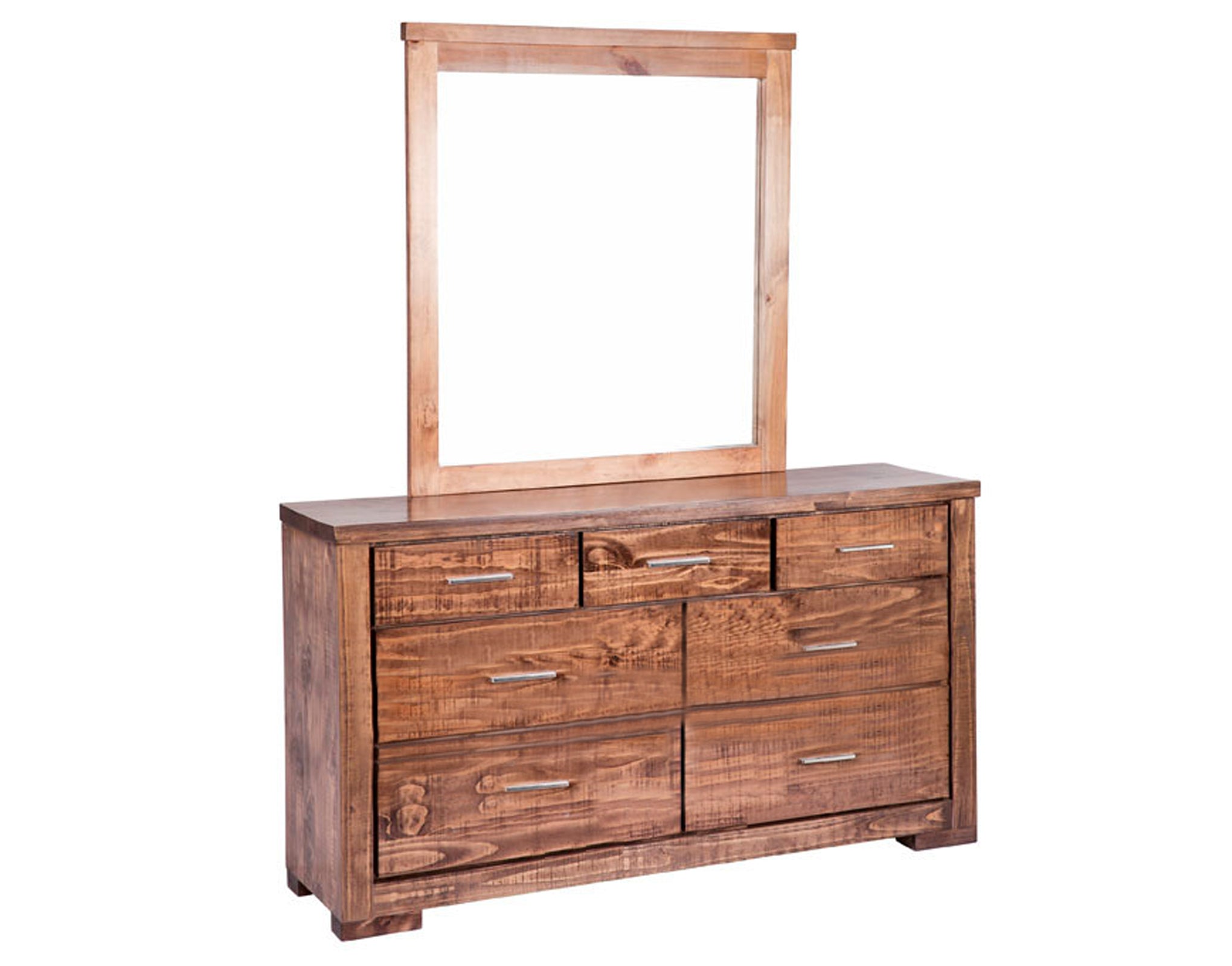RUSTICED KING 6 PIECE (THE LOT) BEDROOM SUITE - RUSTIC 