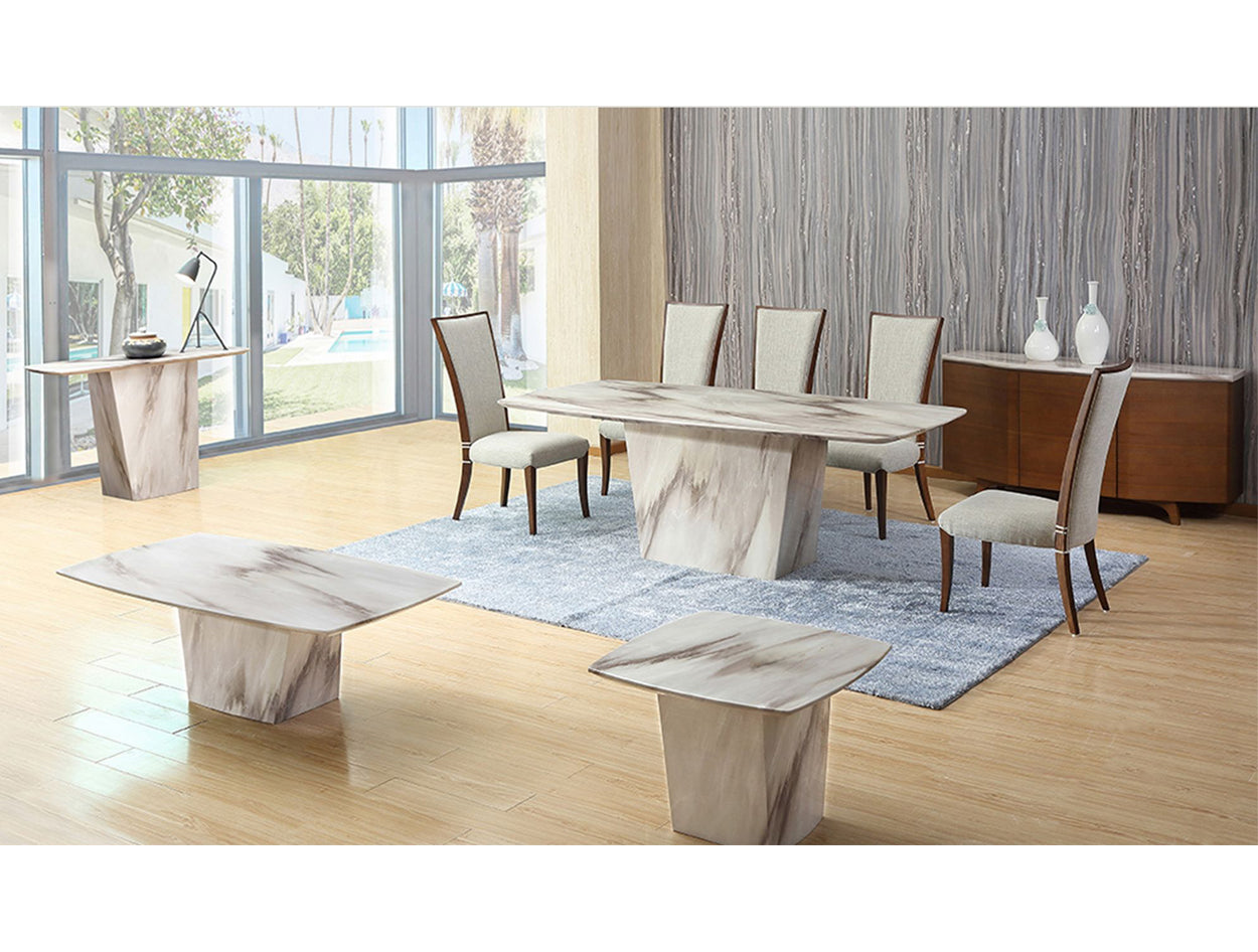 CRYMSYN MARBLE CONSOLE TABLE - 1200(W) x 400(D) - AS PICTURED