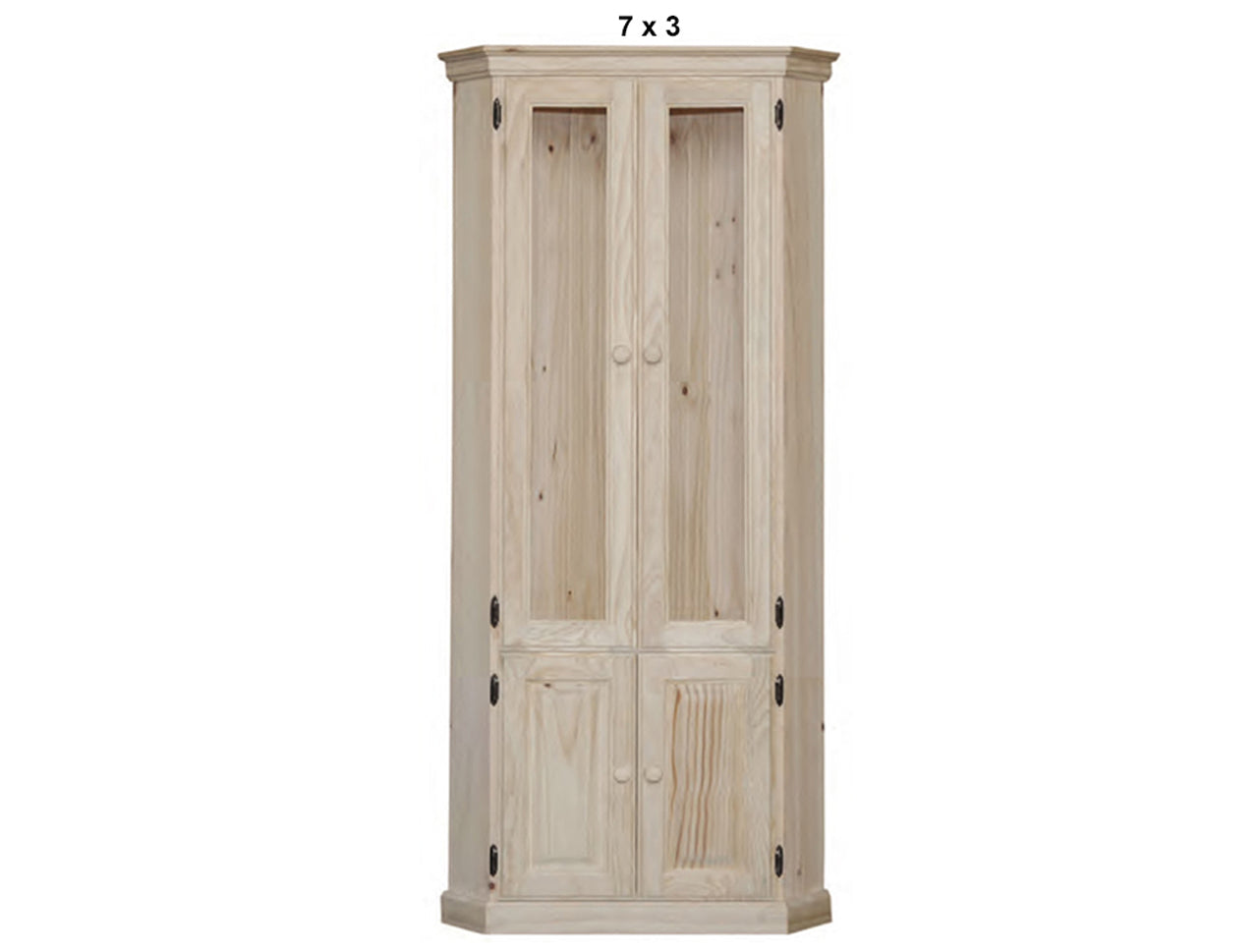 SWAYDE (AUSSIE MADE) HIGHLINE 2 GLASS DOOR / 2 SOLID DOOR CORNER DISLAY UNIT COLLECTION - ASSORTED STAINED COLOURS - STARTING FROM $1099