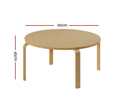 MORLEY ROUND COFFEE TABLE - WOODEN