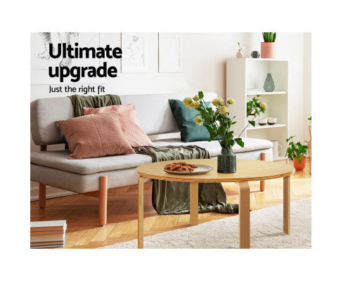 MORLEY ROUND COFFEE TABLE - WOODEN