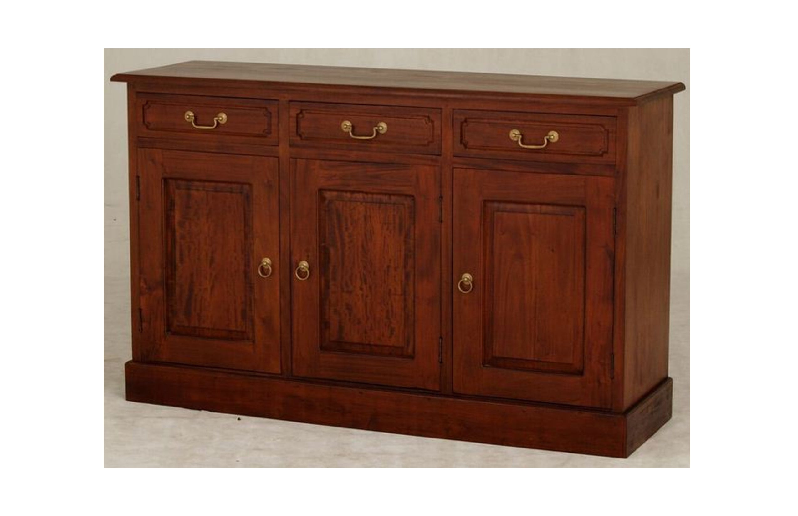 TASMANIA  3 DOOR 3 DRAWER BUFFET (SB 303 PN(LP) - 900(H) X  1450(W) - LIGHT PECAN