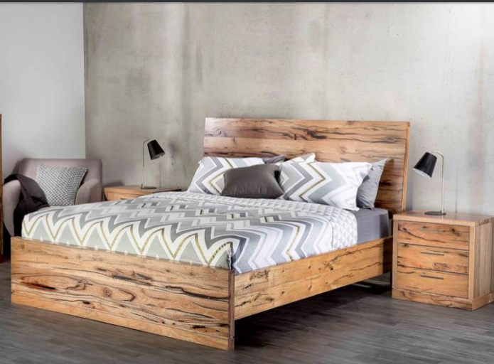 ATLANTA KING 3 PIECE  (BEDSIDE)  BEDROOM SUITE - (MODEL-1-12-9-14-7-1) - AS PICTURED 