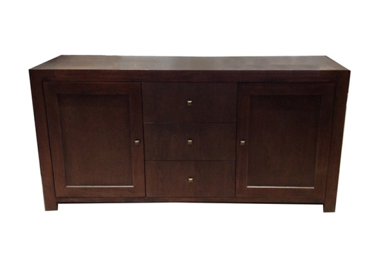 THOMAS BUFFET WITH 2 DOORS & 3 DRAWERS - PALE BROWN