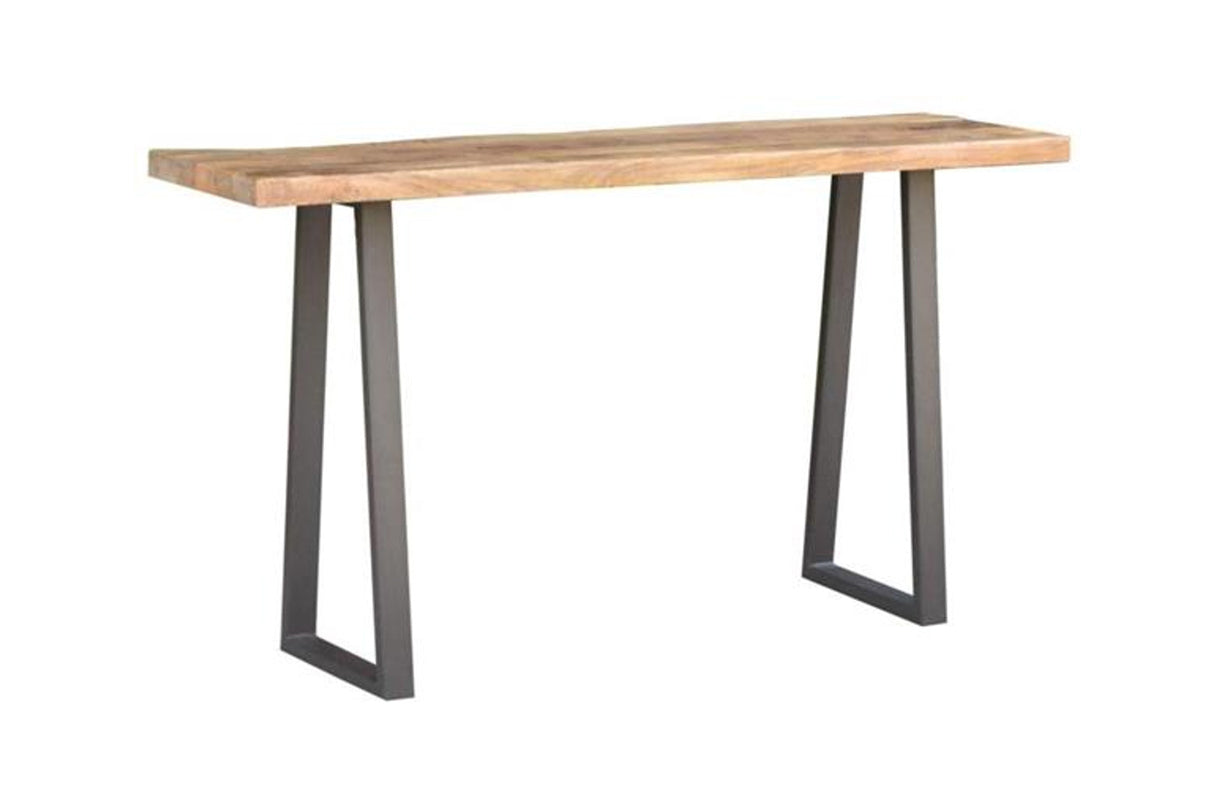 UNIQ ( UL-002) SOLID TIMBER/STEEL  1400(L) CONSOLE TABLE   - 775(H) X 1400(W) X 400(D) - NATURAL