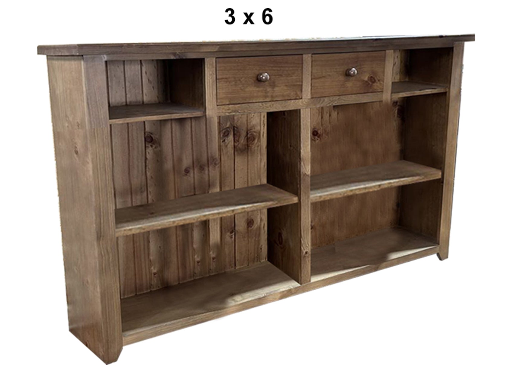 URBAN (AUSSIE MADE) LOWLINE BOOKCASE  WITH DRAWERS COLLECTION - ASSORTED STAINED COLOURS - STARTING FROM $599